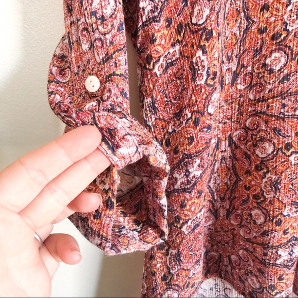 liza byrd | boho blouse top size XS - Picture 4 of 4